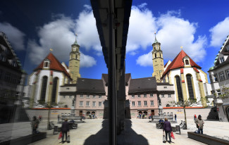 St. Anna - Augsburg mit Spiegelung
